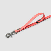 atlas pet company lifetime air leash biothane waterproof dog leash handmade in golden colorado with lifetime warranty --coral