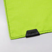 lifetime bandana for active dogs handmade in colorado by atlas pet company green --lime --lime