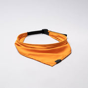 lifetime bandana for active dogs handmade in colorado by atlas pet company orange --blaze