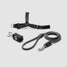 atlas pet company lifetime kit with leash harness and pouch handmade in colorado with lifetime warranty --carbon