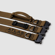 atlas pet company lifetime pro collar tactical lifetime warranty dog collar for working dogs --coyote