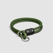 atlas pet company lifetime slip collar training collar for active pups handmade in colorado with lifetime warranty --moss