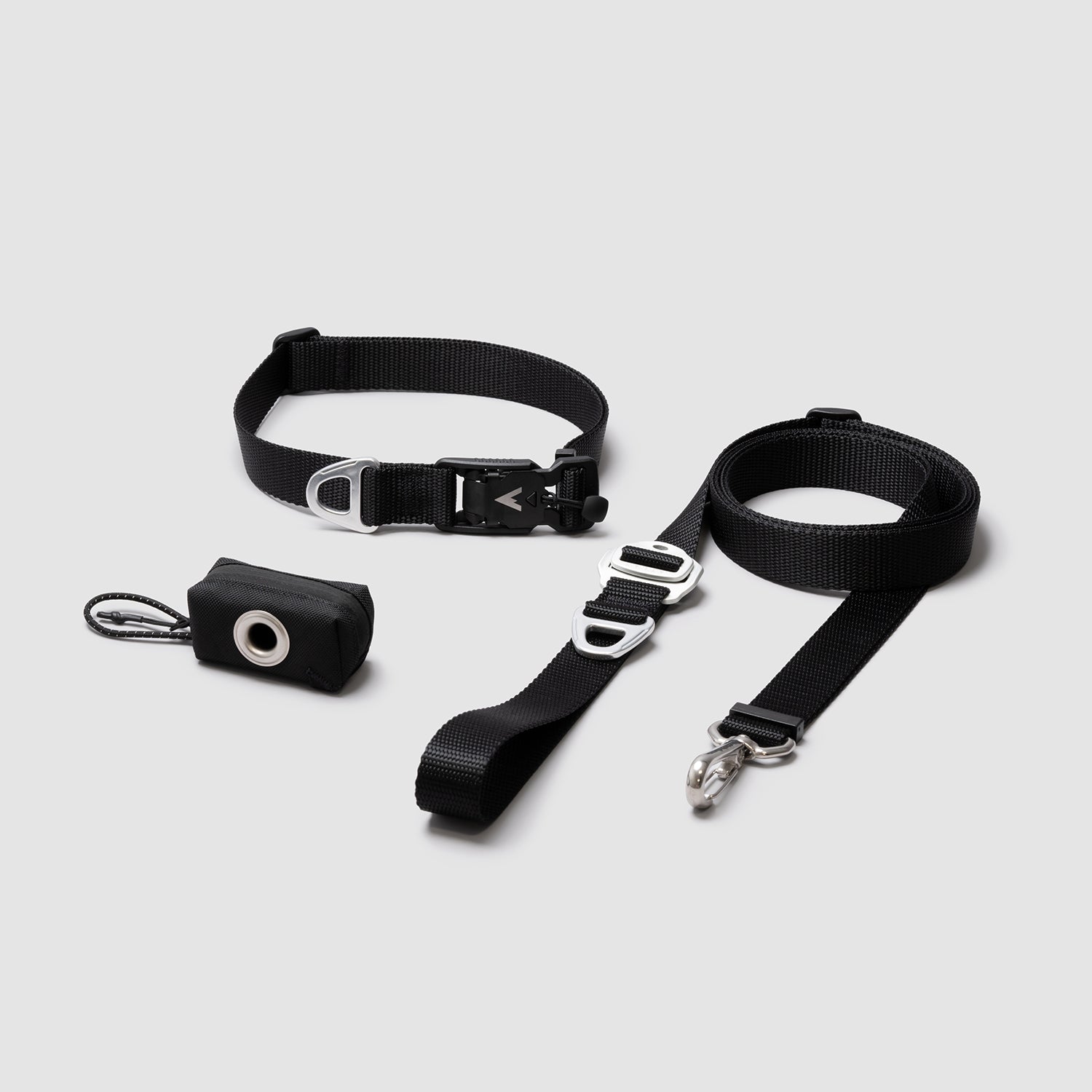 atlas pet company lifetime lite kit with lifetime warranty adjustable dog leash collar and pouch --black