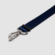 lifetime lite adjustable leash for active dogs handmade in colorado by atlas pet company --navy
